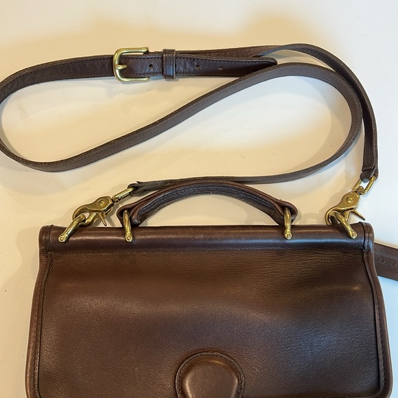 Coach - vintage WILLIS leather crossbody, dark mahogany - Picture 5 of 15